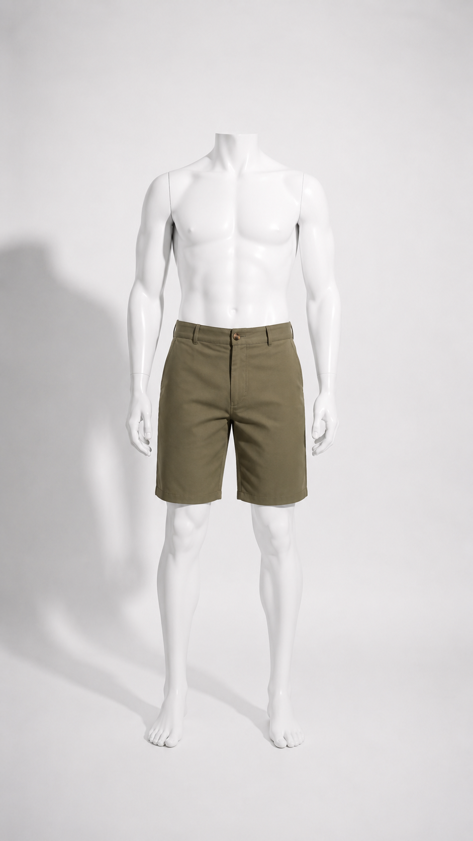 Drill Chino Shorts - Khaki green