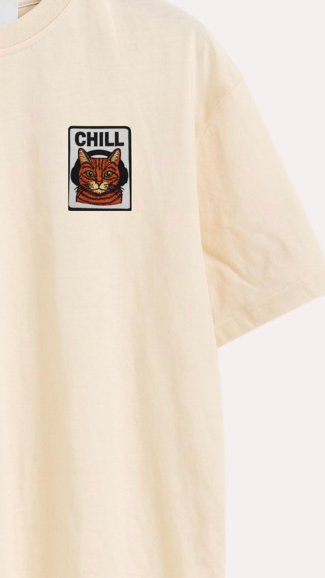 חולצה חתול רקום