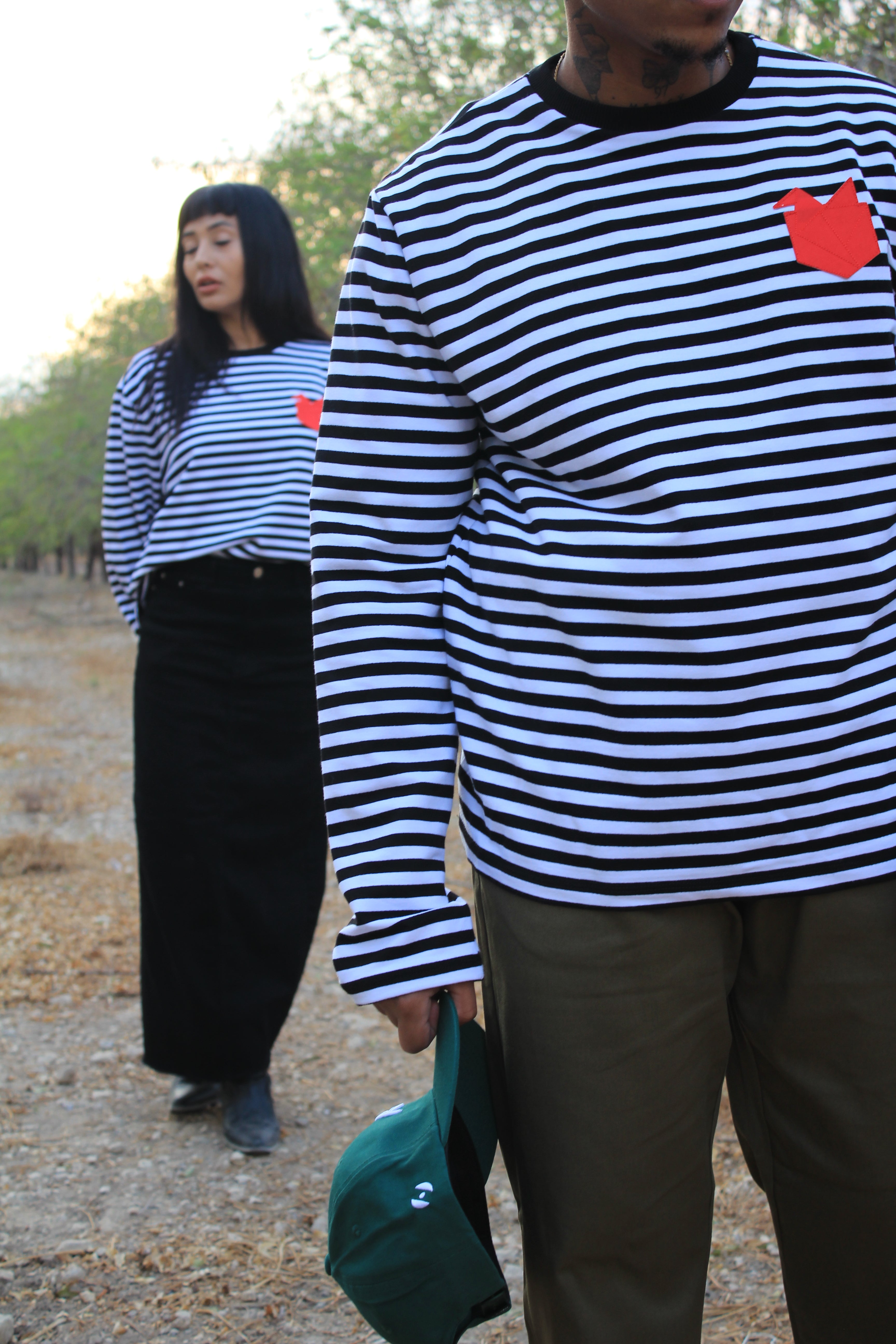 חולצת פסים אוריגמי