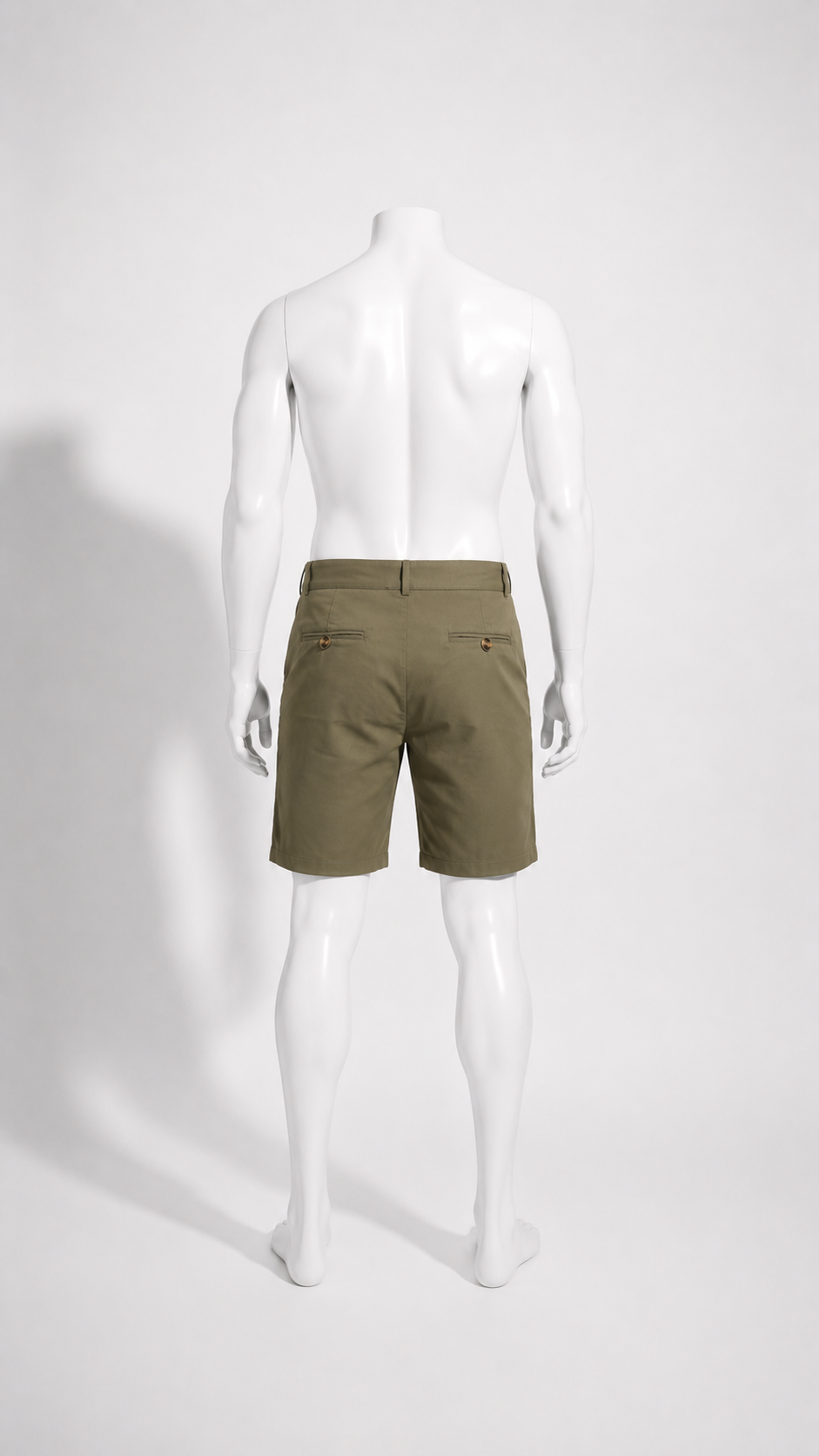 Drill Chino Shorts - Khaki green