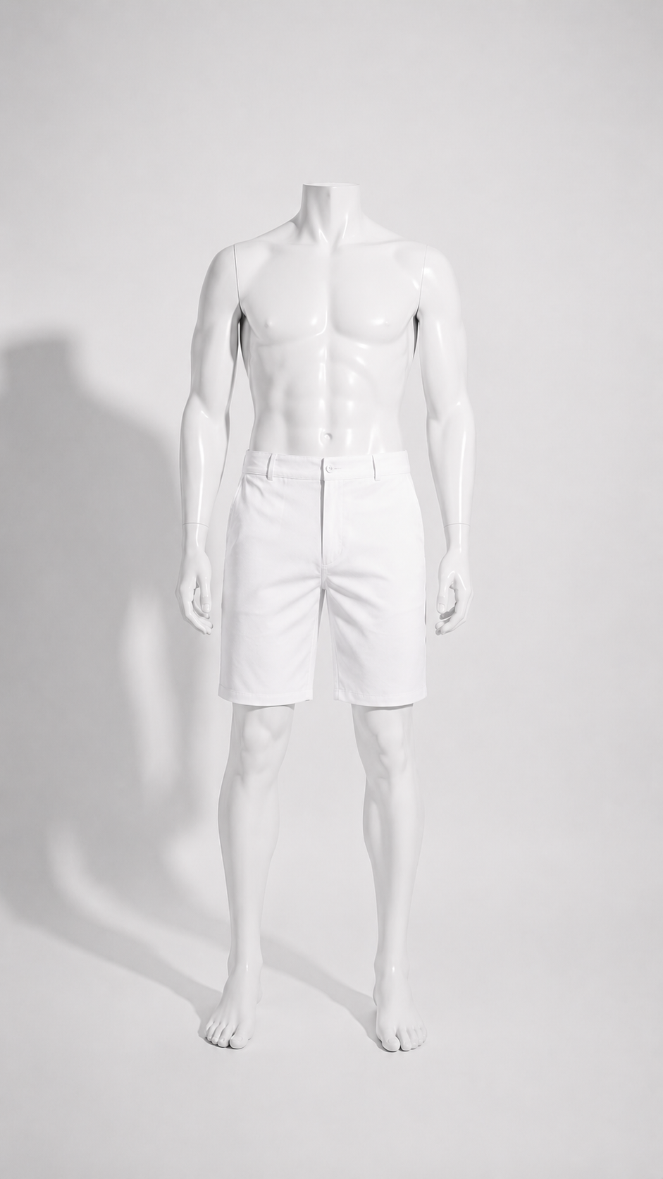 Drill Chino Shorts - White